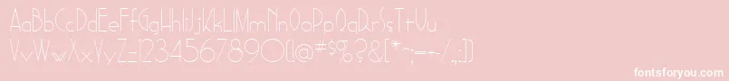 SadelleRegular-Schriftart – Weiße Schriften auf rosa Hintergrund