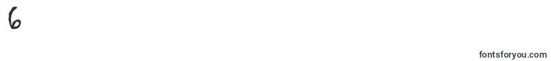 HollowHills-Schriftart – Schriften für die Ziffer 6