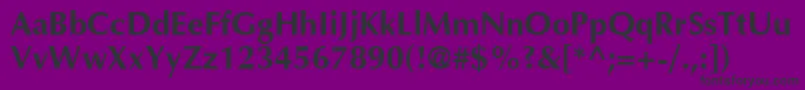 AgoptimacyrBoldBold Font – Black Fonts on Purple Background