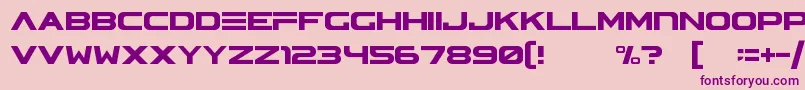 AsteraV2フォントについての詳細 フォントAsteraV2 – ピンクの背景に紫のフォント