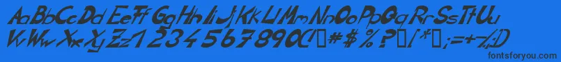 Saiba mais sobre a fonte CirclineItalic Fonte CirclineItalic – fontes pretas em um fundo azul