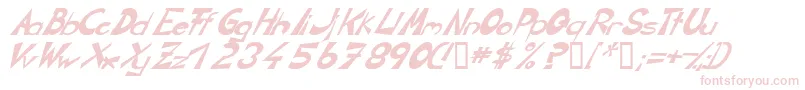 Więcej informacji o czcionce CirclineItalic Czcionka CirclineItalic – różowe czcionki