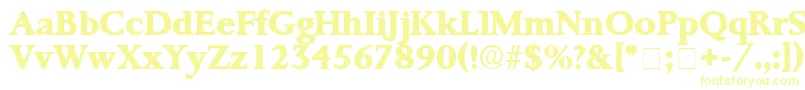 ProrenataDisplaySsi Font – Yellow Fonts