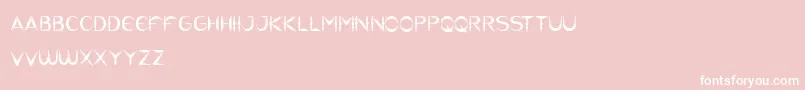 TheTicket Font – White Fonts on Pink Background