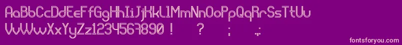 Więcej informacji o czcionce Liquidrom Czcionka Liquidrom – różowe czcionki na fioletowym tle