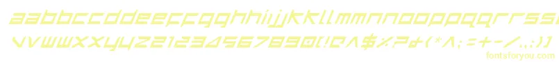 Шрифт HarrierItalic – жёлтые шрифты