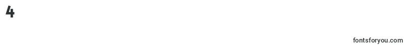 Weitere Informationen zur F4aagentbold-Schriftart F4aagentbold-Schriftart – Schriften für die Ziffer 4
