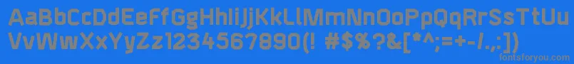 Saiba mais sobre a fonte F4aagentbold Fonte F4aagentbold – fontes cinzas em um fundo azul