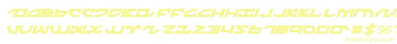 Шрифт Nightrunneri – жёлтые шрифты