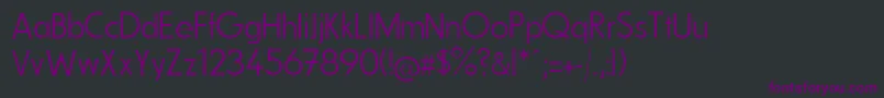 FundamentalBrigadeSchlank Font – Purple Fonts on Black Background