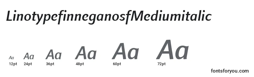 Размеры шрифта LinotypefinneganosfMediumitalic