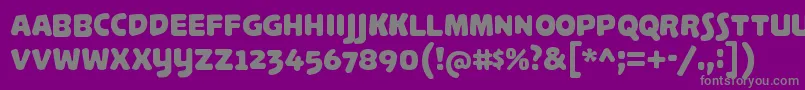 Weitere Informationen zur PalameciaTitling-Schriftart PalameciaTitling-Schriftart – Graue Schriften auf violettem Hintergrund