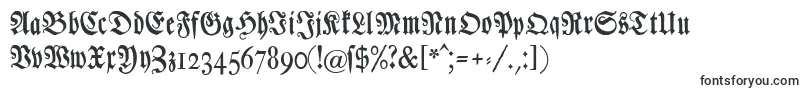 Chursaechsischefrakturunz1 Font – Vintage Fonts