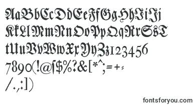  Chursaechsischefrakturunz1 font
