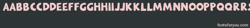 TheMinion Font – Pink Fonts on Black Background