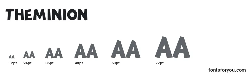 TheMinion (52007) Font Sizes