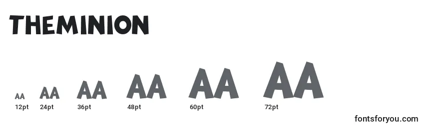 Tamaños de fuente TheMinion (52007)