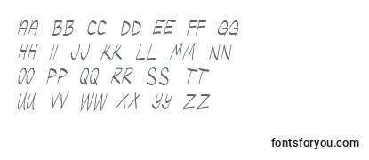 UglykidsThinitalic Font