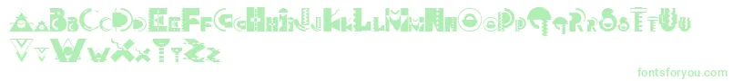 Шрифт MemphisDisplay – зелёные шрифты