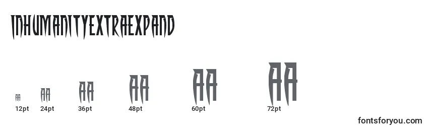 Inhumanityextraexpand Font Sizes