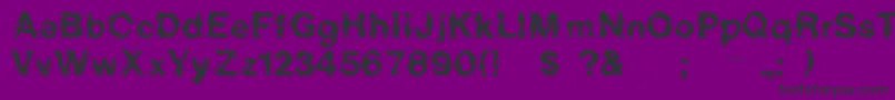 Lowerwestside Font – Black Fonts on Purple Background