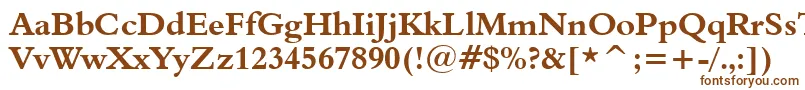 Aldine401BoldBt Font – Brown Fonts