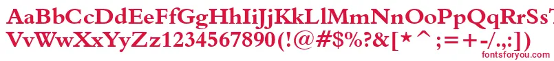 Aldine401BoldBt Font – Red Fonts