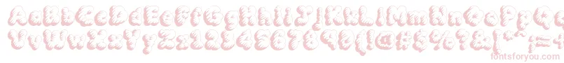 MckloudTempest Font – Pink Fonts on White Background