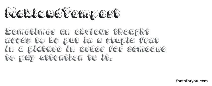 Review of the MckloudTempest Font