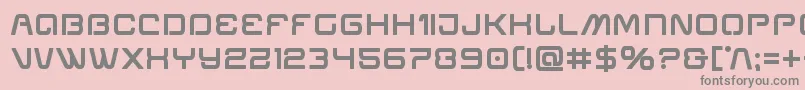 Miraclemercurybold Font – Gray Fonts on Pink Background