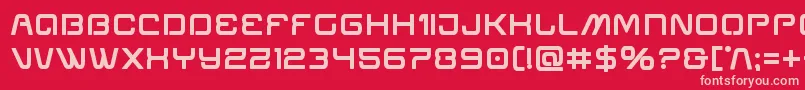 Miraclemercurybold Font – Pink Fonts on Red Background