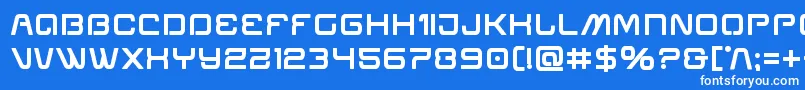 Miraclemercurybold Font – White Fonts on Blue Background