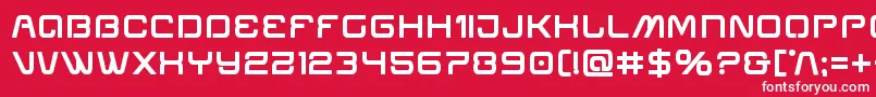 Miraclemercurybold Font – White Fonts on Red Background