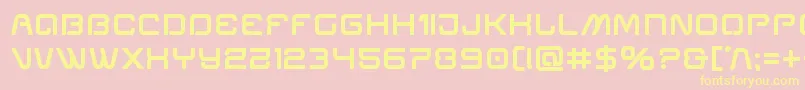 Miraclemercurybold Font – Yellow Fonts on Pink Background