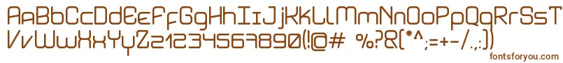 AviddynBold Font – Brown Fonts on White Background