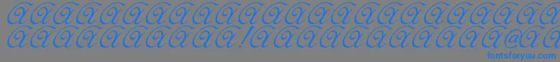 Elzevir Font – Blue Fonts on Gray Background