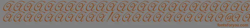 Elzevir Font – Brown Fonts on Gray Background