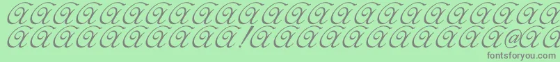 Elzevir Font – Gray Fonts on Green Background