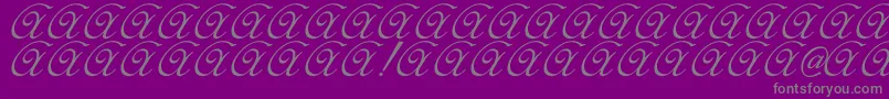 Elzevir Font – Gray Fonts on Purple Background