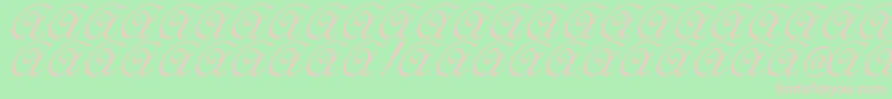 Elzevir Font – Pink Fonts on Green Background