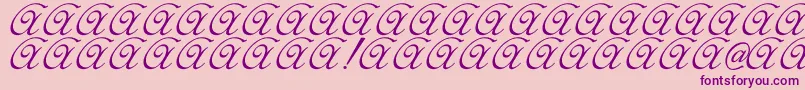 Elzevir Font – Purple Fonts on Pink Background