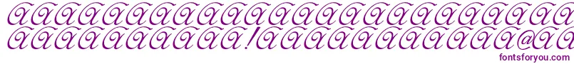 Elzevir Font – Purple Fonts on White Background