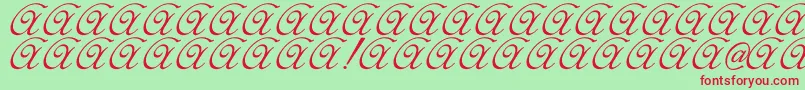 Elzevir Font – Red Fonts on Green Background