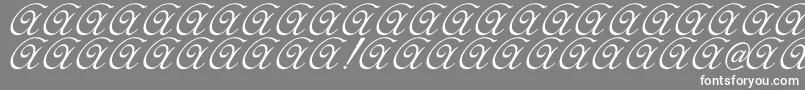 Elzevir Font – White Fonts on Gray Background