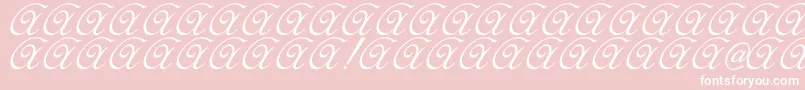 Elzevir Font – White Fonts on Pink Background