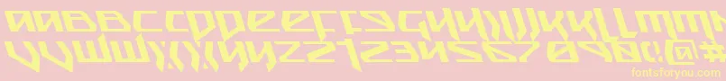 fuente Snubfighterl – Fuentes Amarillas Sobre Fondo Rosa