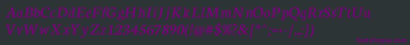 fuente NeutonAltItalic – Fuentes Moradas Sobre Fondo Negro
