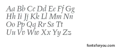 Review of the TyfaItcOtItalic Font