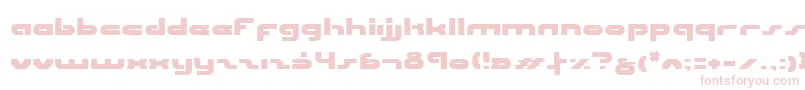 Unisolv3 Font – Pink Fonts on White Background