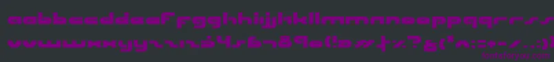 Unisolv3フォントについての詳細 フォントUnisolv3 – 黒い背景に紫のフォント